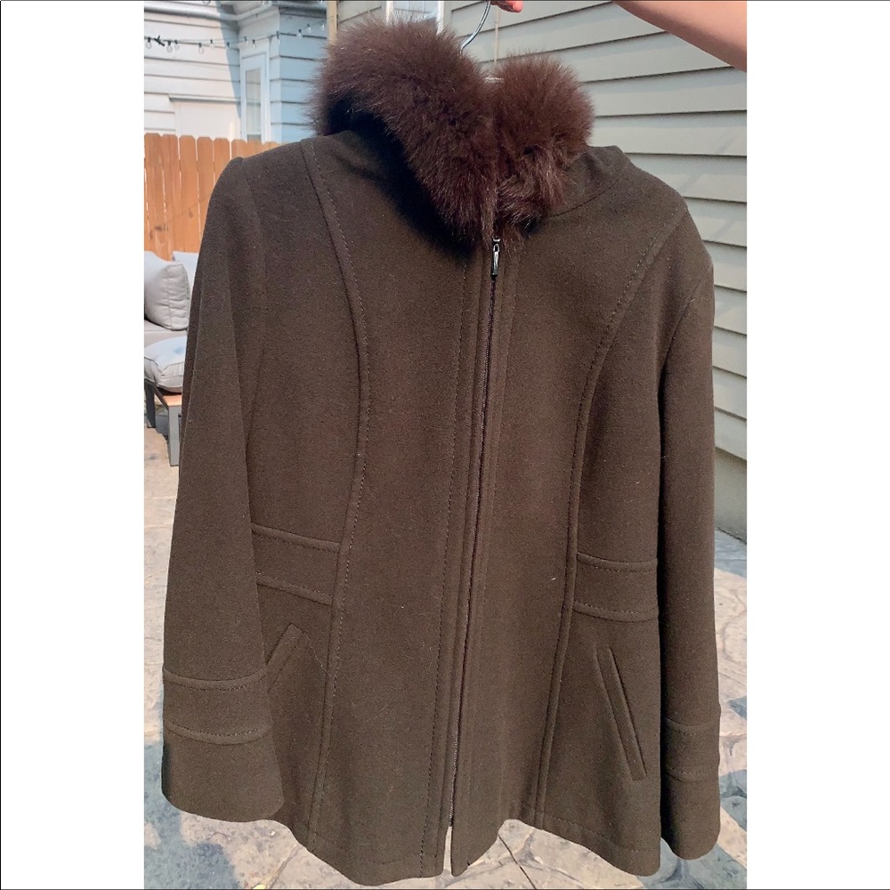 Women’s Brown Faux Fur Coat